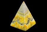 Polished Bumblebee Jasper Pyramid - Indonesia #114980-1